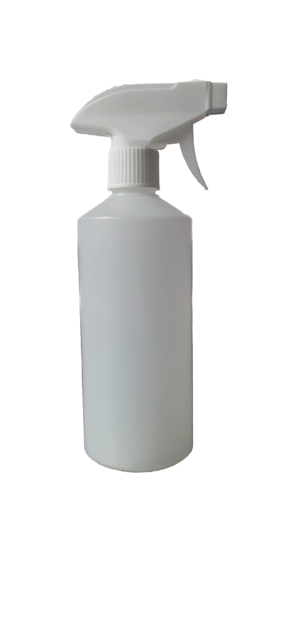 Leere 500 ml HDPE Flasche mit Sprühkopf
